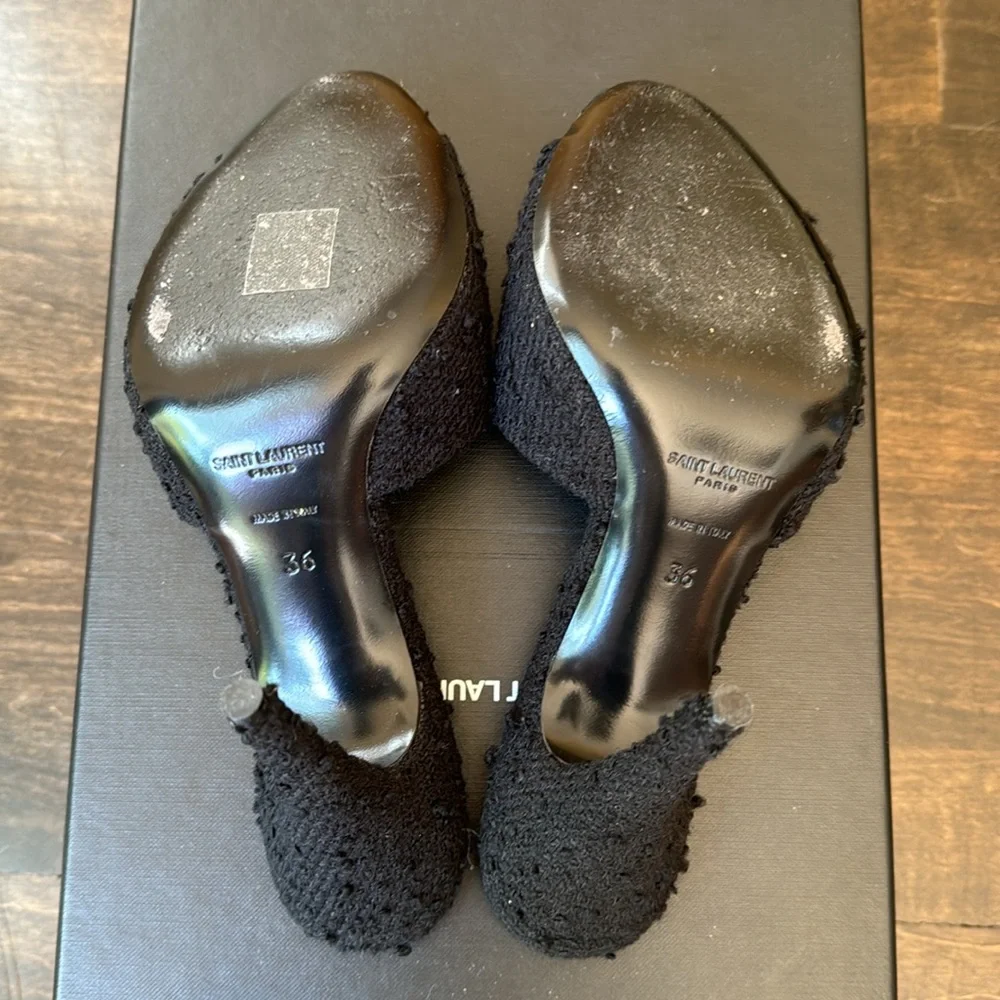 EUC Saint Laurent LA 16 boucle Mules - Picture 7 of 9